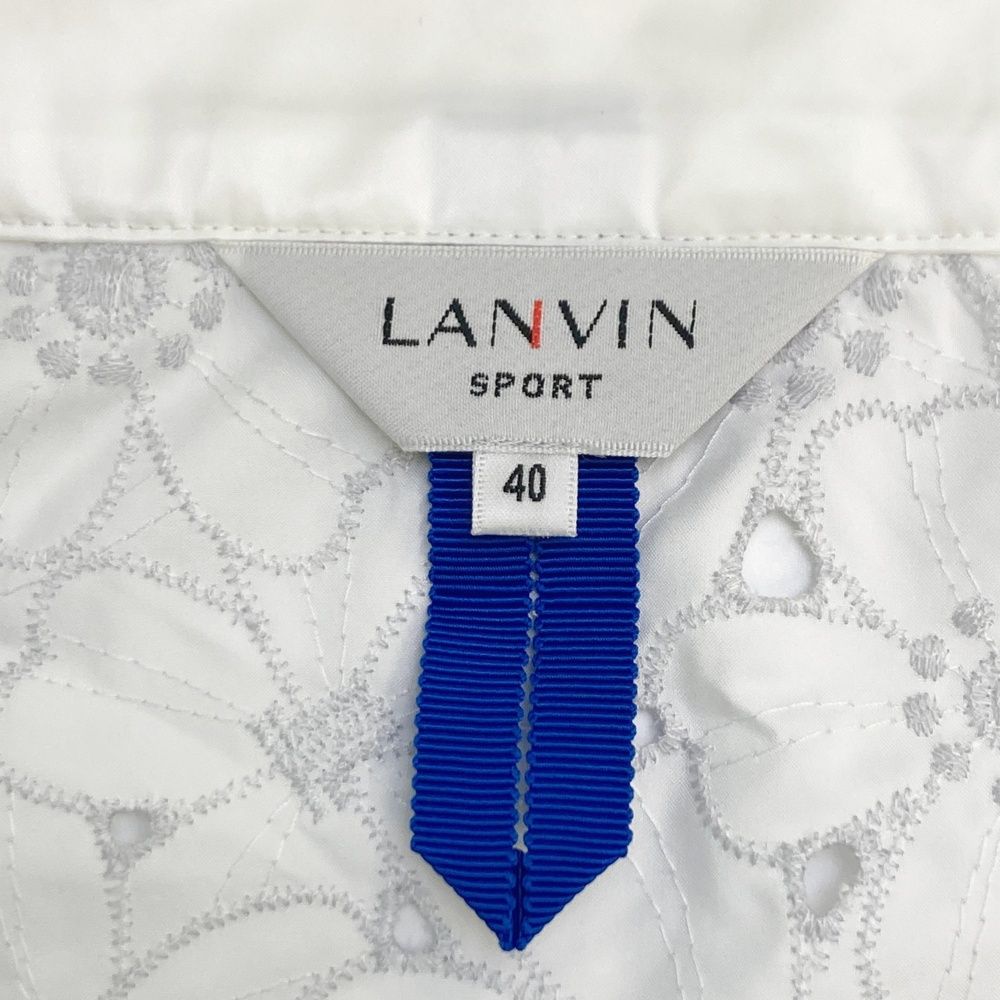サイズ：40 LANVIN SPORT ランバン スポール ジップベスト 花柄