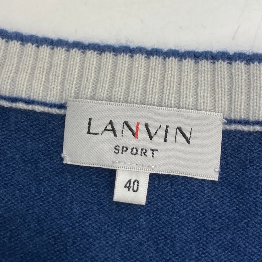サイズ：40 LANVIN SPORT ランバン スポール カシミヤニットセーター