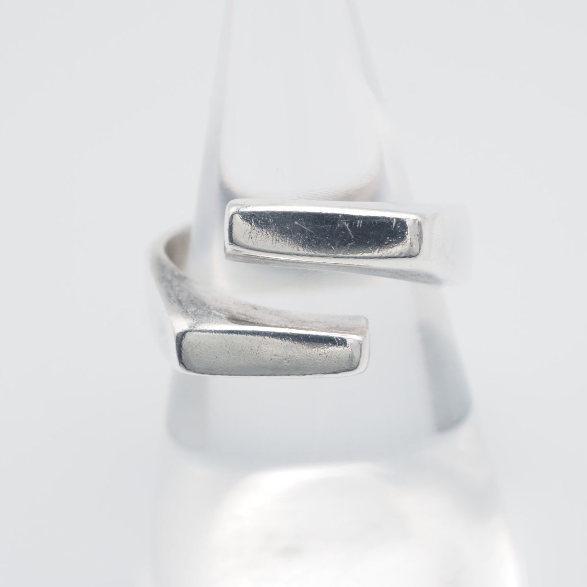 J197 ヴィンテージ 925刻印 リング デザイン シルバー 指輪 14号