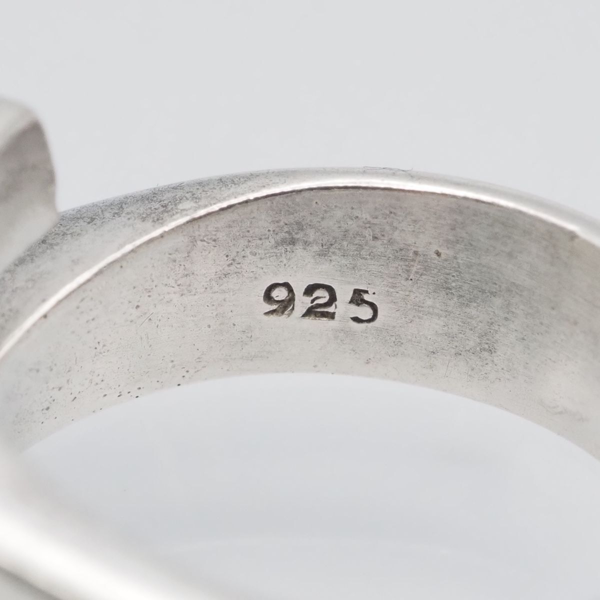 ヴィンテージ バイパスデザインリング シルバー925 14号 メキシコ製