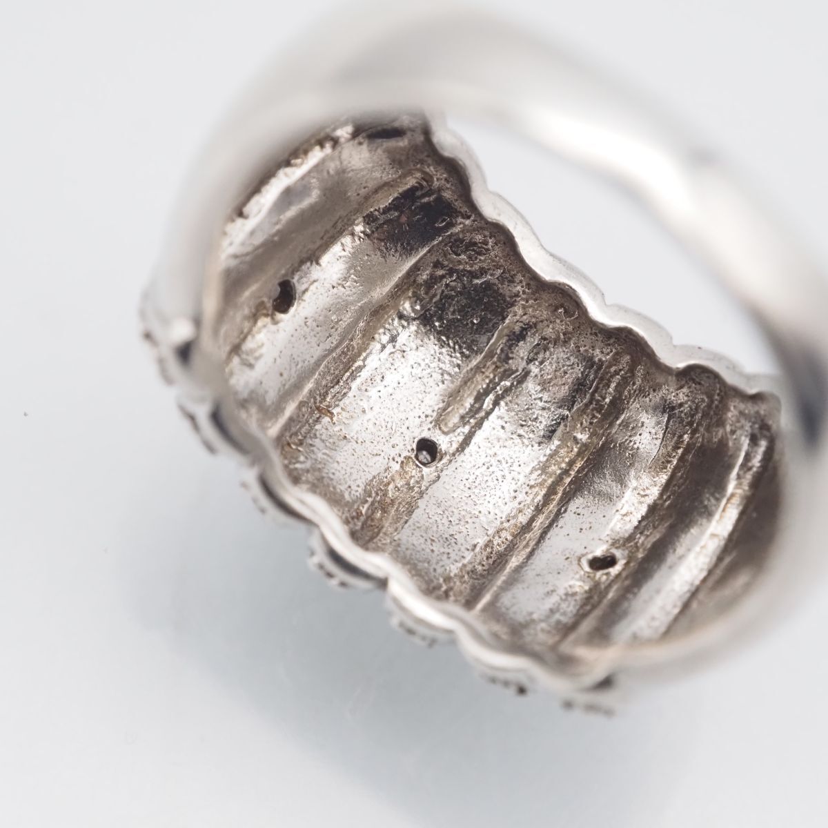 J160 ダイヤモンド風 925刻印 リング デザイン シルバー 指輪 16号