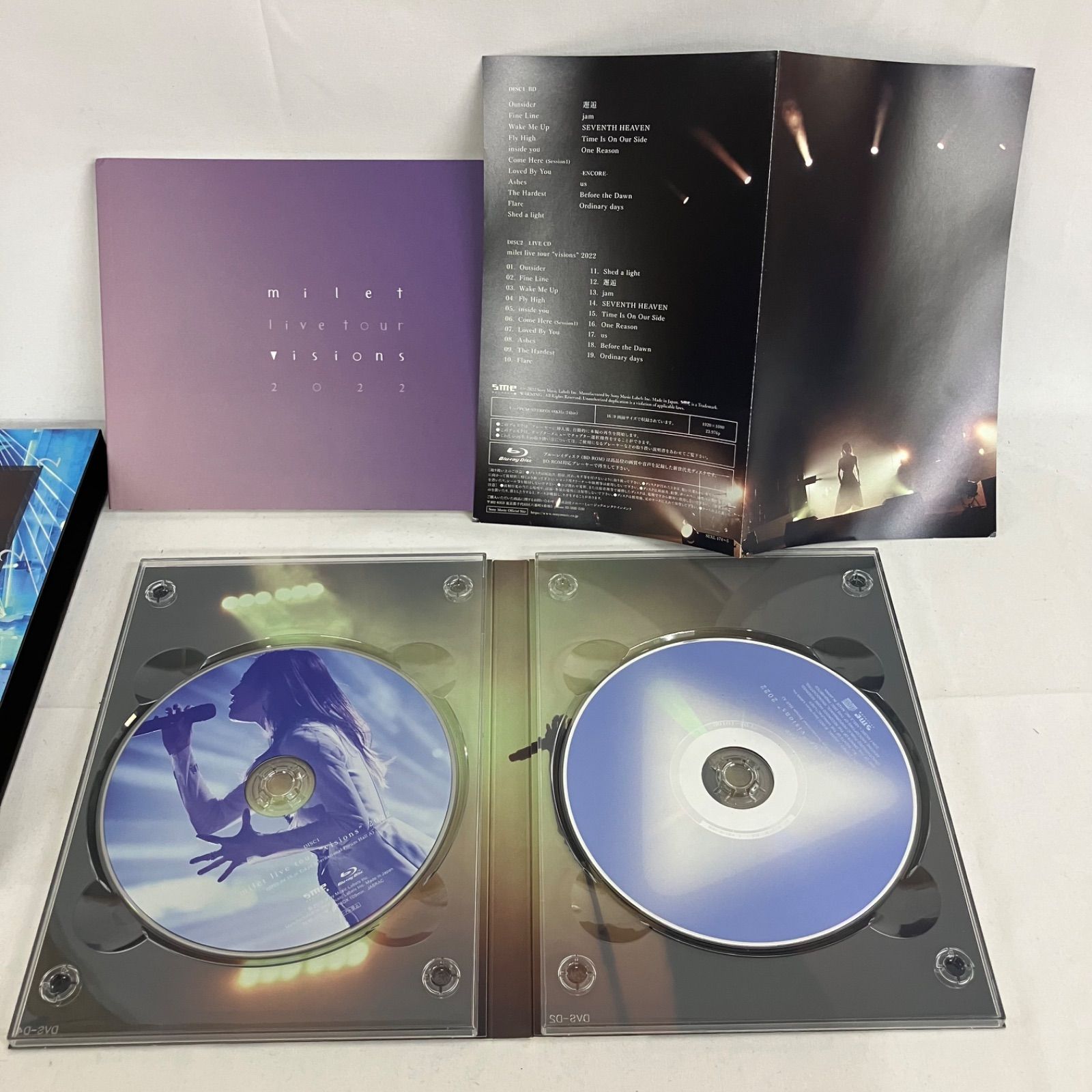 中古 milet live tour visions 2022 ミレイ アルバム Blu-ray DVD