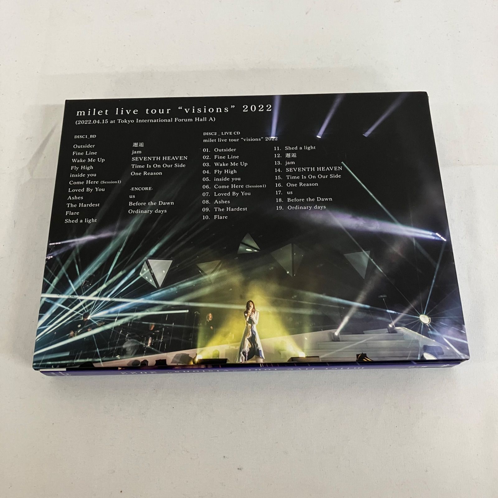 中古 milet live tour visions 2022 ミレイ アルバム Blu-ray DVD