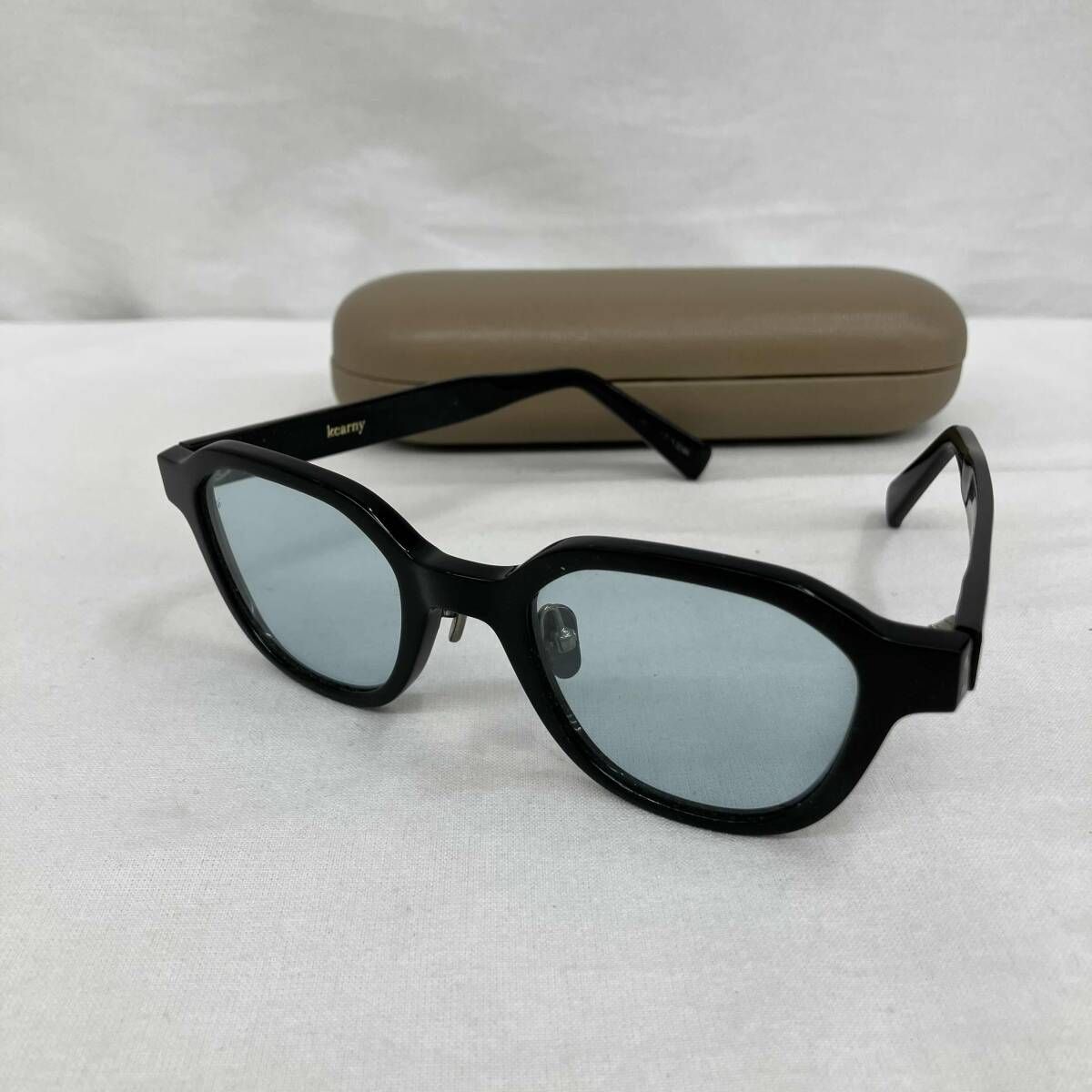 kearny/カーニー／サングラス／ブラック×ブルー kearny メガネ 通販