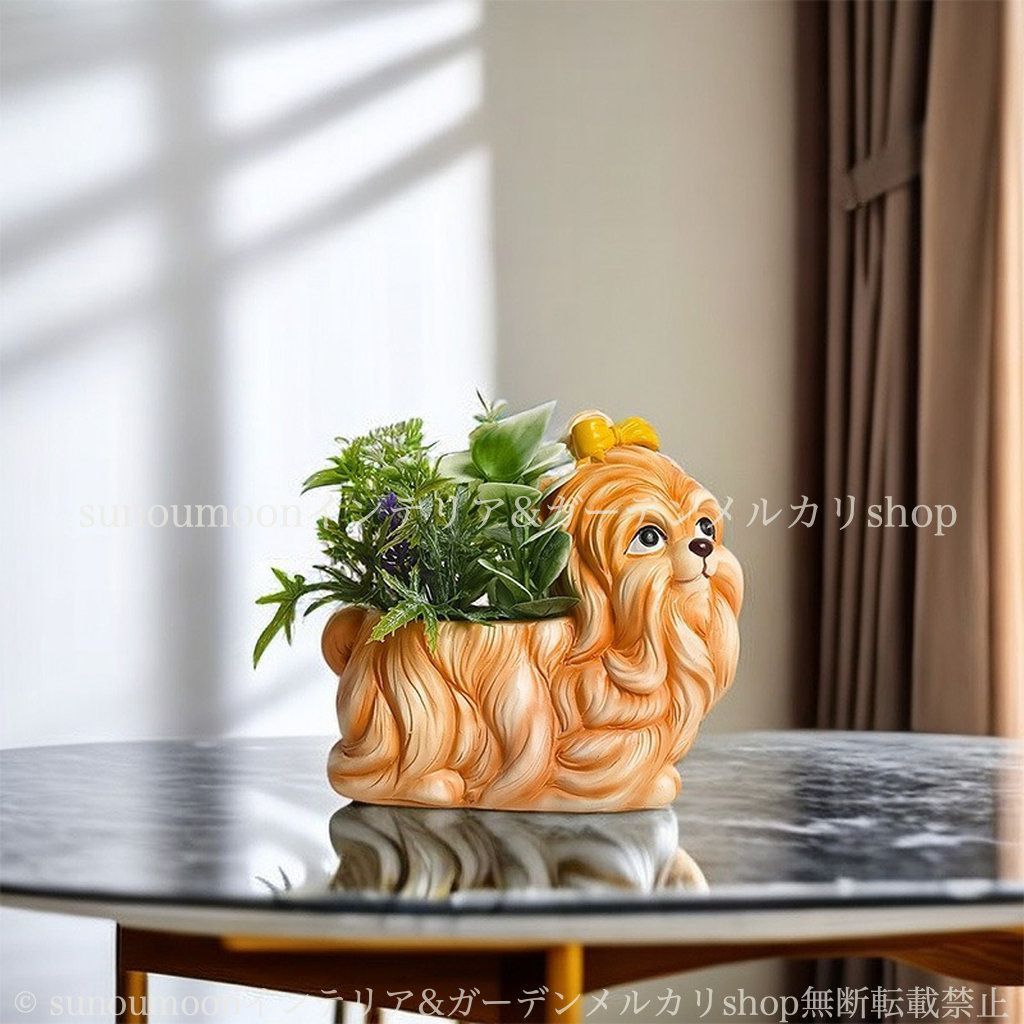 樹脂 いぬ バルコニー 動物 おしゃれ ガーデニング イヌ アニマル