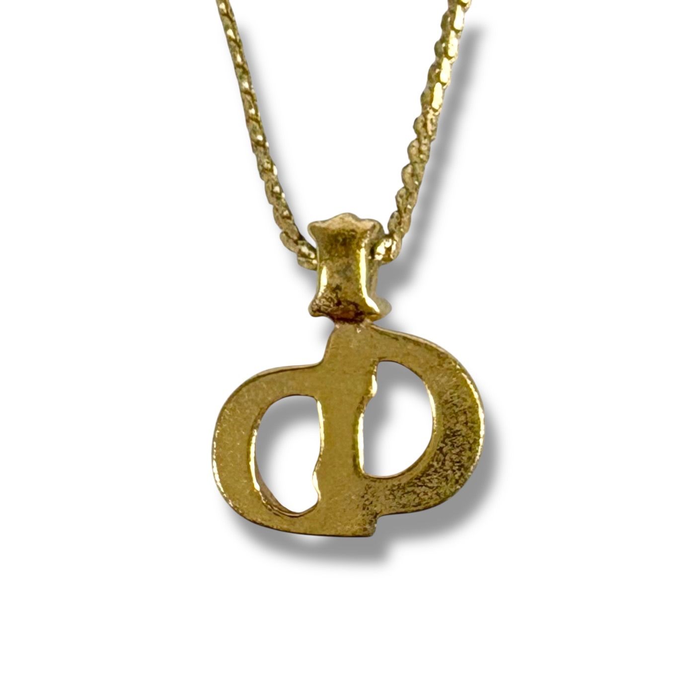 クリスチャンディオール Christian Dior CDロゴ ワンポイントストーン