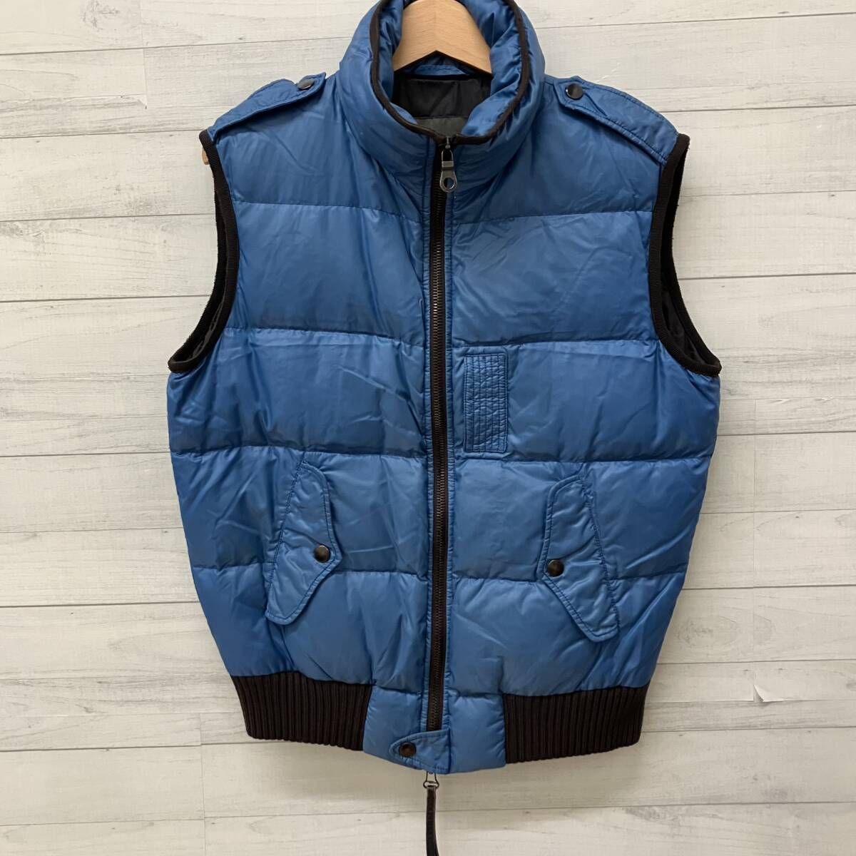 DUVETICA デュベティカ ダウンベスト ブルー Mサイズ