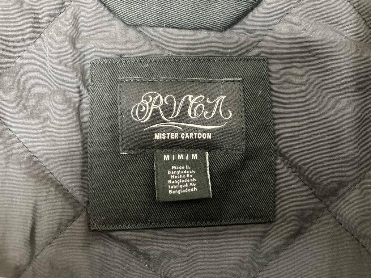 RVCA MISTER CARTOON JACKE BLACK M ルーカ ミスター カートゥーン