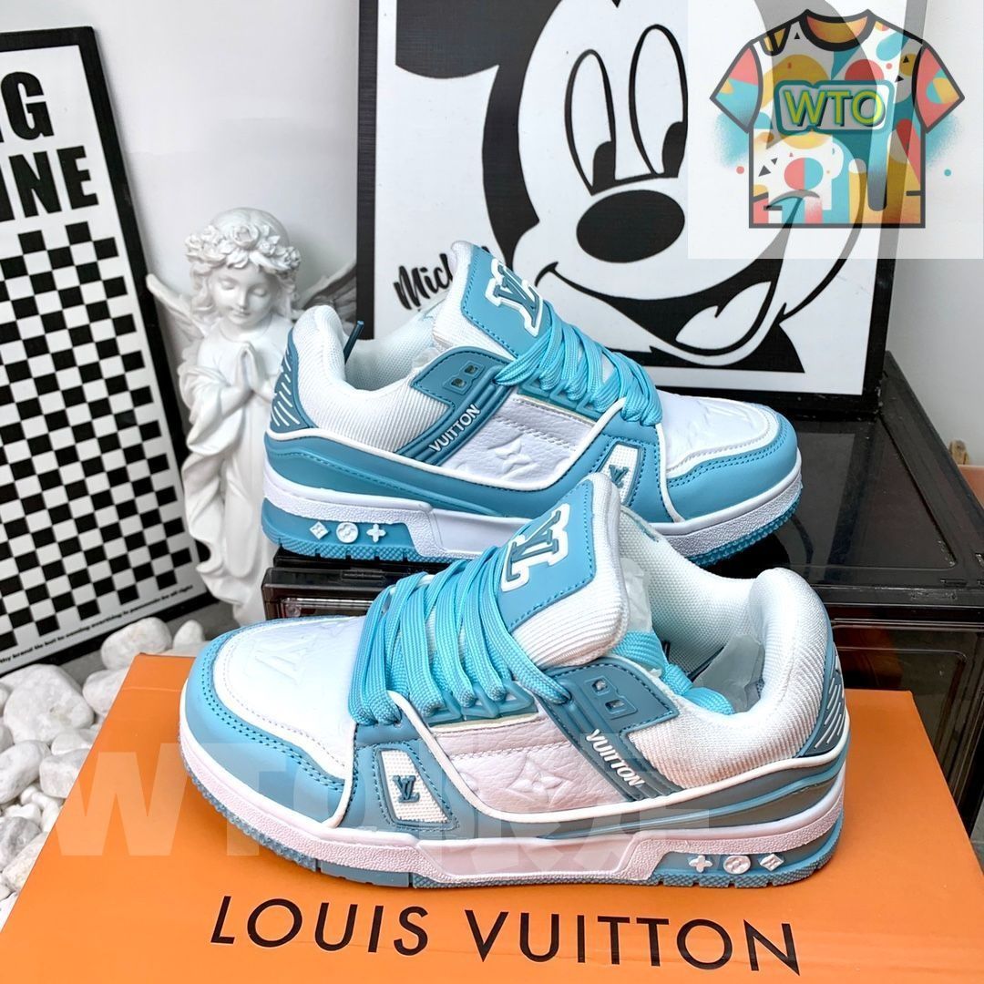 LOUIS VUITTON Trainer レザーカジュアルロートップファッション