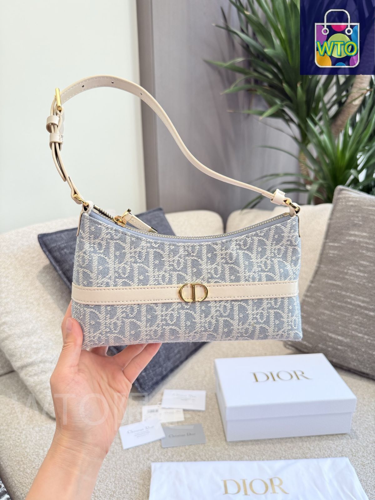 今日特価】Dior ディオール ミスカロ オブリーク シリーズ 夏向きの