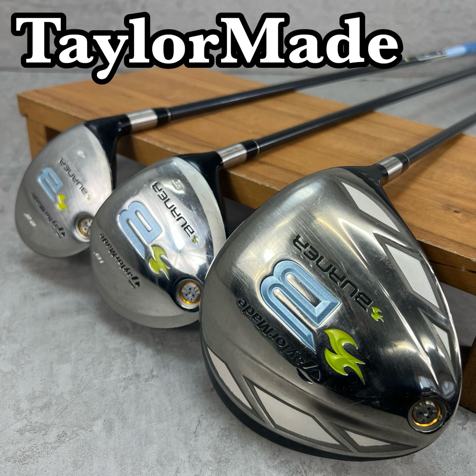 レディース　テーラーメイド　ウッドセット　バーナー　女性用　ユーティリティ　FW テーラーメイド バーナー レディースゴルフ ウッドセット 3本 L 右利き