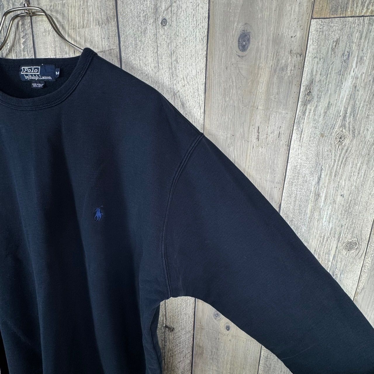 激レア　Ralph Lauren ネイビー スウェット ポニー柄　M 紺色 激レア Ralph Lauren ネイビー スウェット ポニー柄 M 紺色