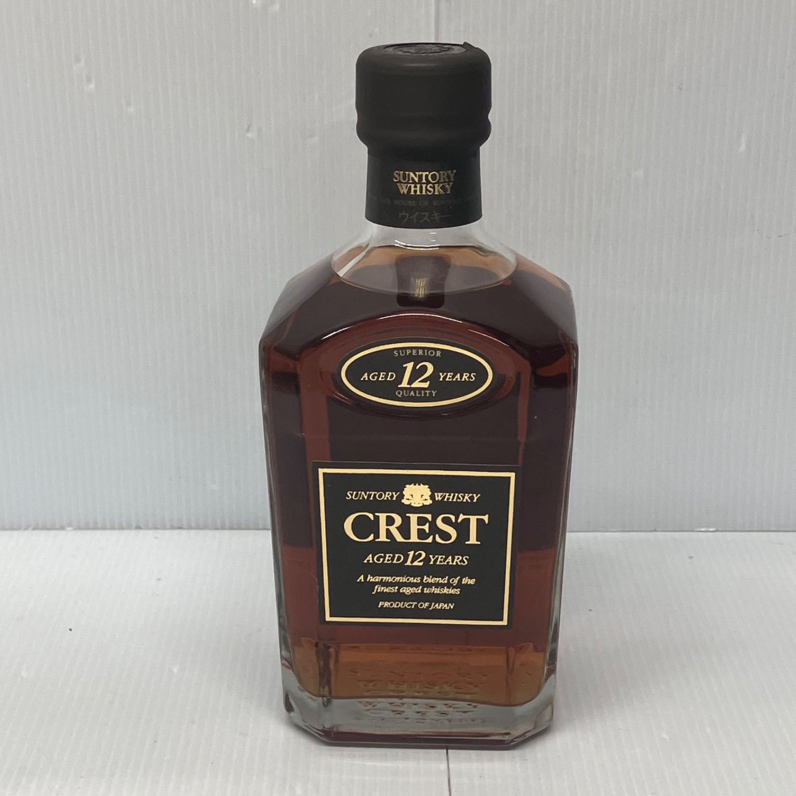 未開栓】SUNTORY サントリー ウイスキー WHISKY CREST AGED 12YEARS