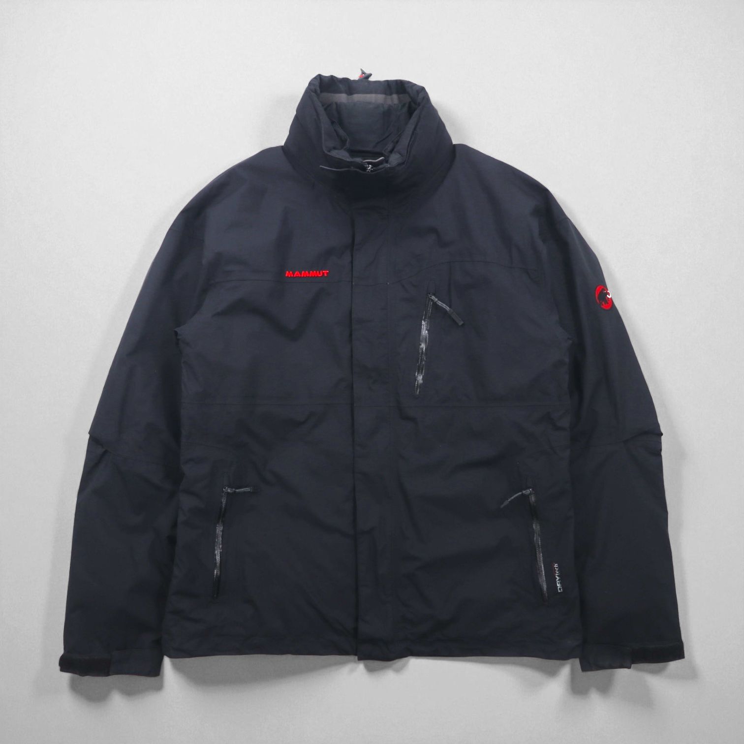 MAMMUT マウンテンパーカー 3WAY DRY-tech ブラック ナイロン 