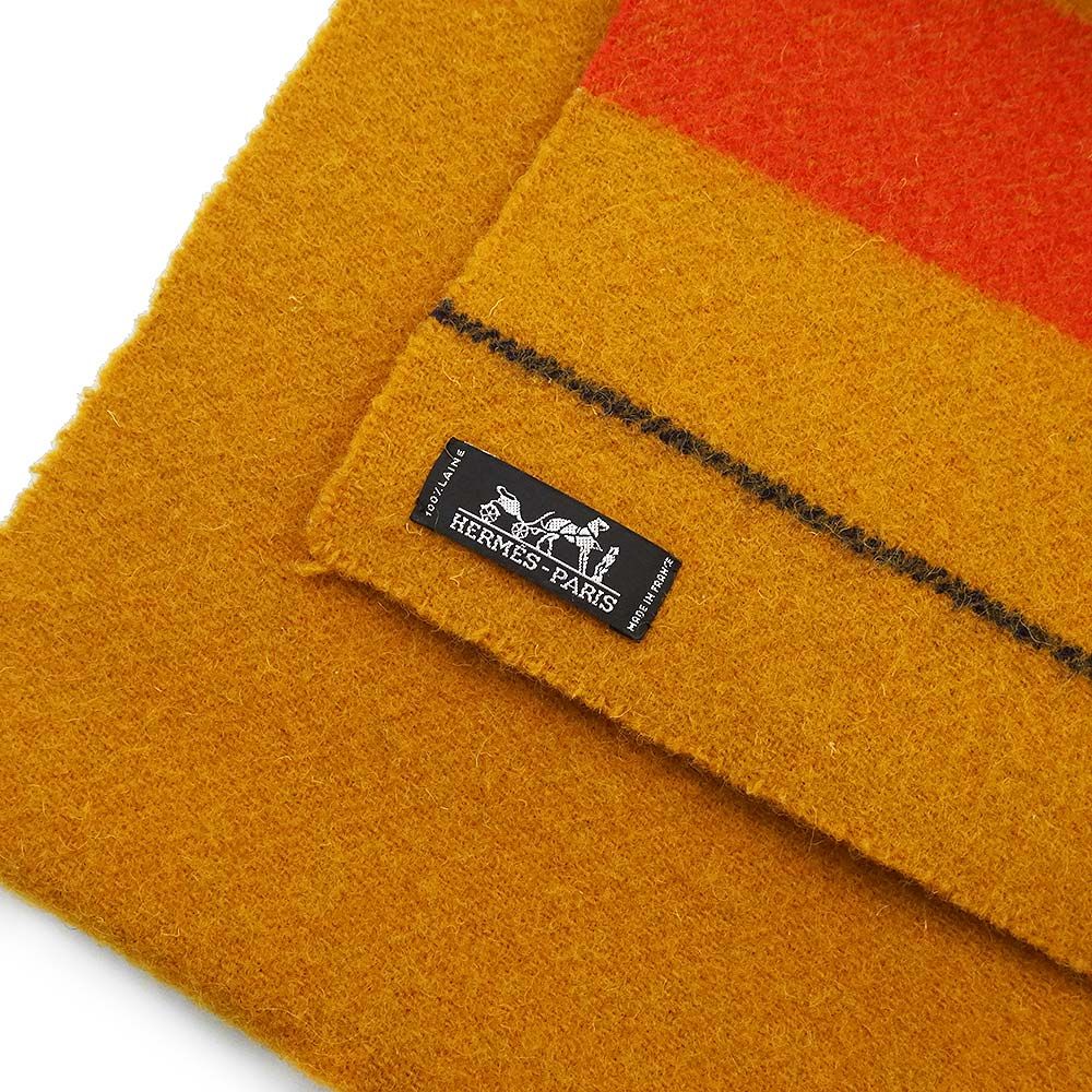 エルメス HERMES マフラー ロカバール LAINE ウール 100% エルメス HERMES マフラー ロカバール LAINE ウール 100% 美品