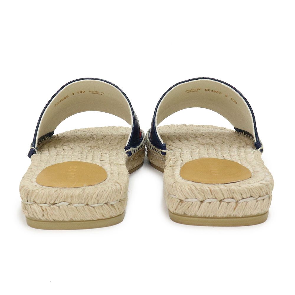 グッチ GUCCI サンダル エスパドリーユ シェリーライン GUCCI - 激レア 新品 GUCCI グッチ サンダル エスパドリーユ シェリー