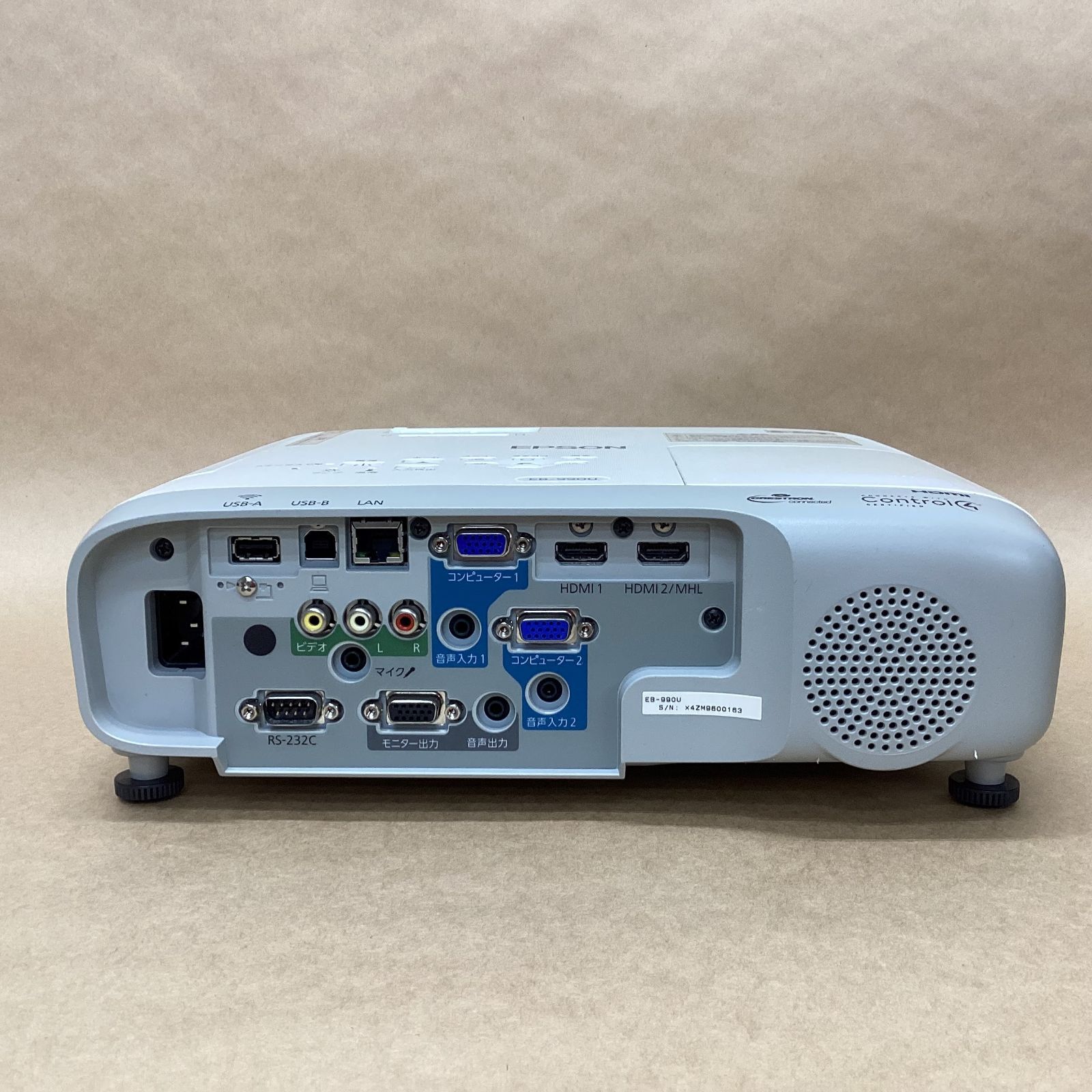 ランプ使用111時間 エプソン ビジネスプロジェクター EB-990U 3800 