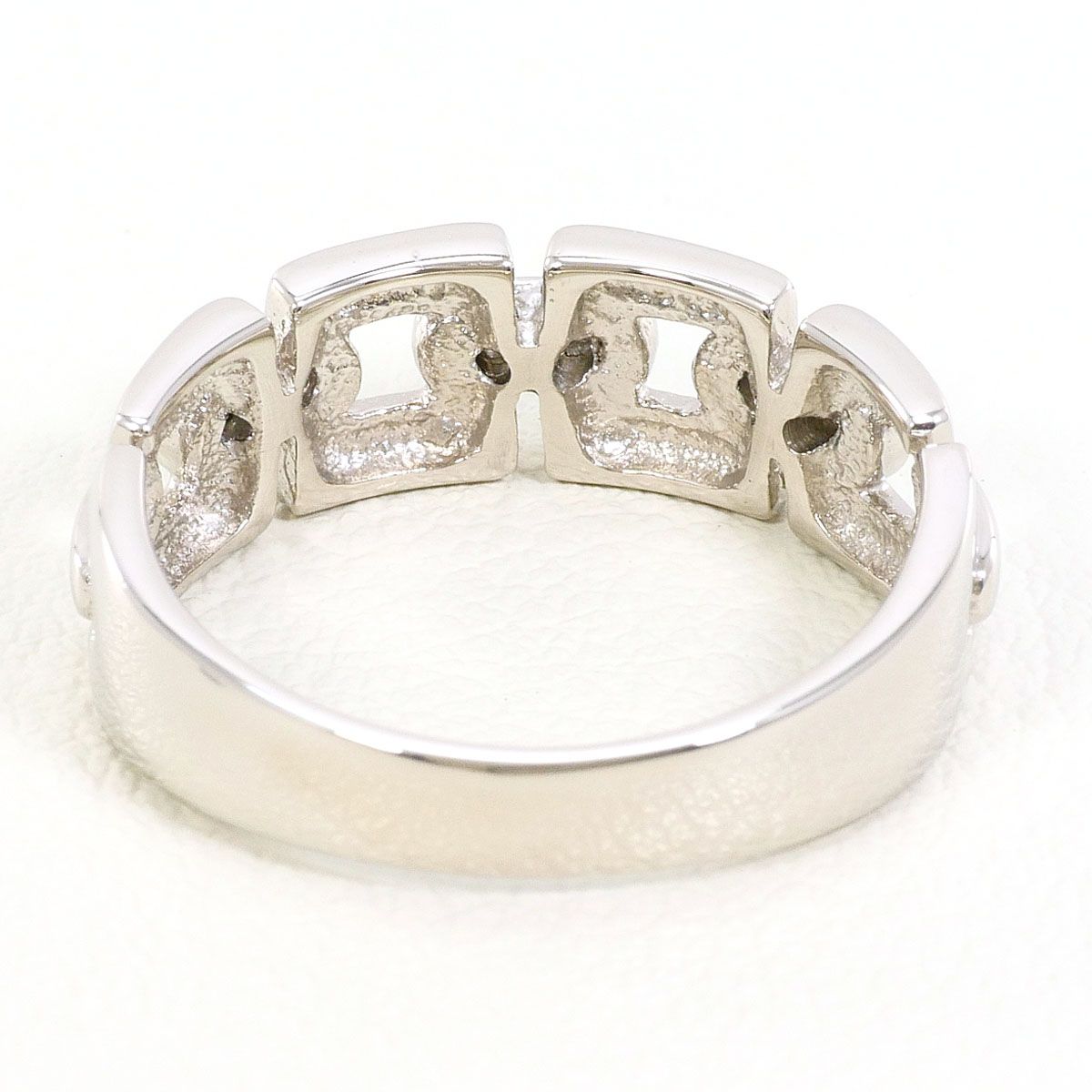 PT900/プラチナ リング・指輪 12号 ダイヤモンド 0.06ct 総重量約6.2g