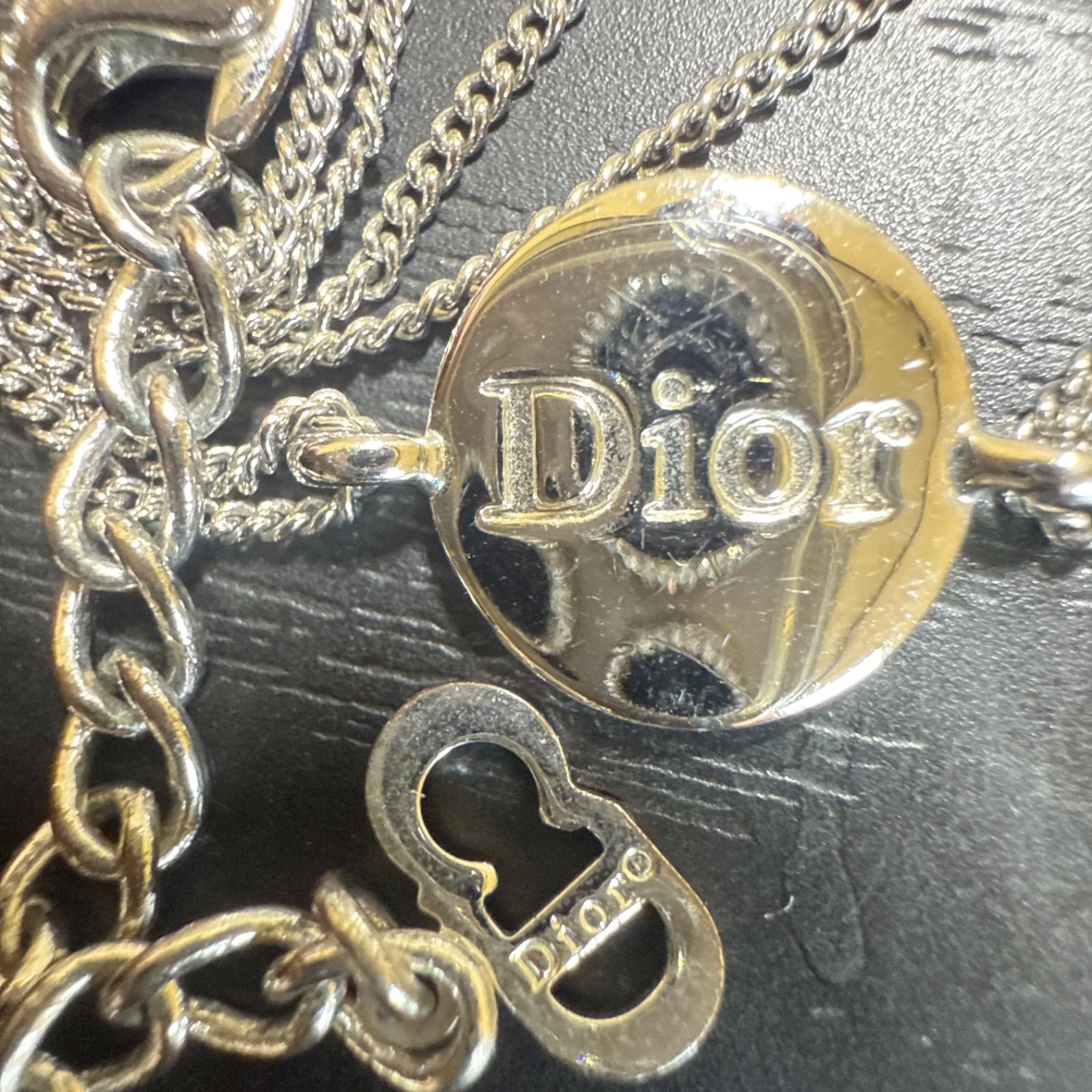Christian Dior クリスチャンディオール ロゴチャーム ブレスレット Christian Dior（ヴィンテージ ディオール） DIOR PARIS ロゴ チャーム