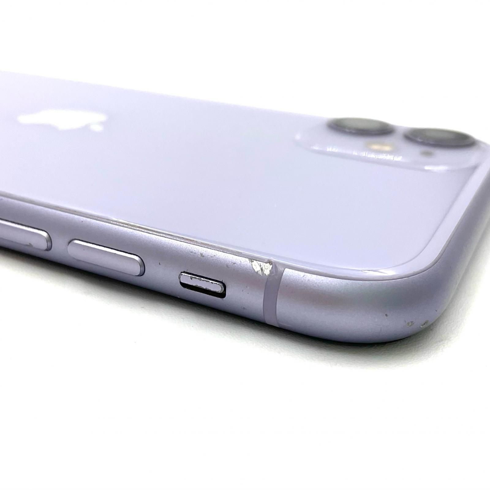 iPhone 11 64GB パープル docomo 白ロム 76%【難有】【最速発送