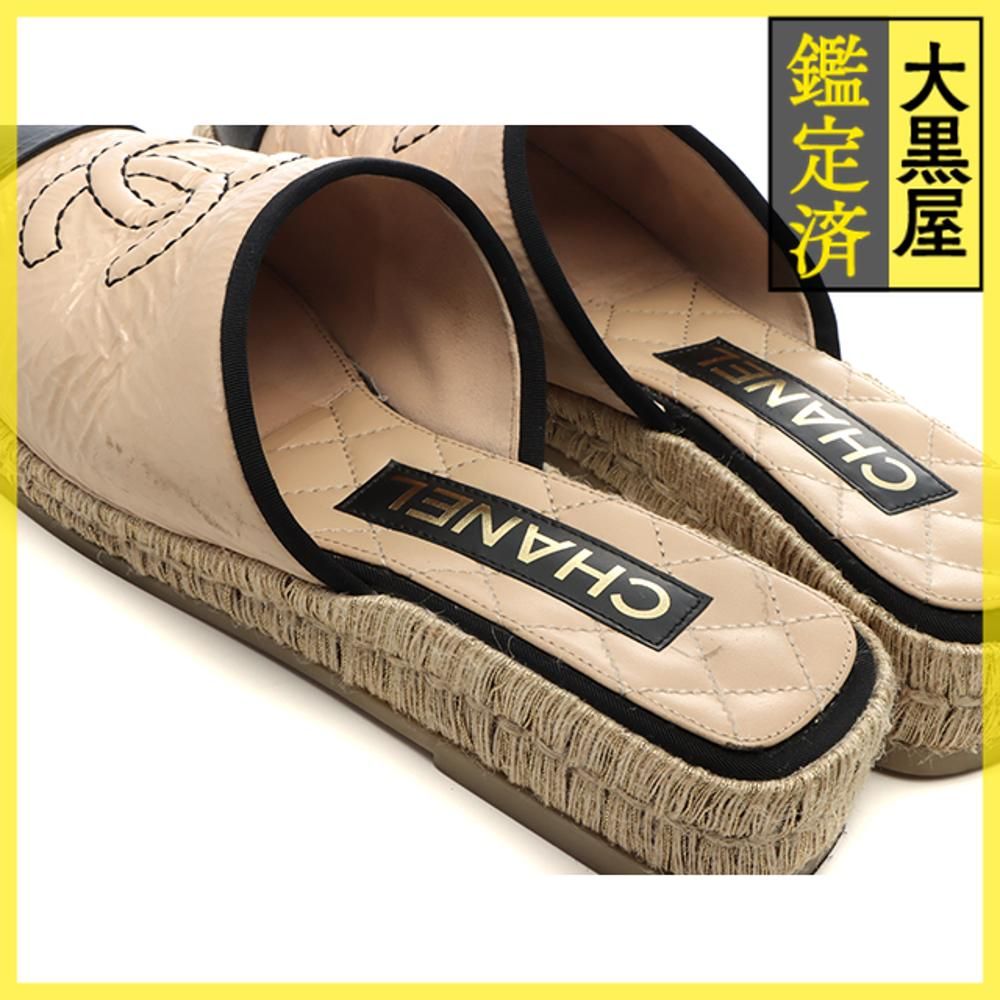 シャネル エスパドリーユスリッパサンダル G40016 【432】 - メルカリ