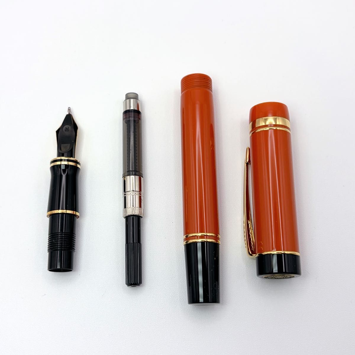 希少 Parker パーカー万年筆　18k PARKER パーカー 万年筆 ソネット ラックブラックGT ラックブラックCT