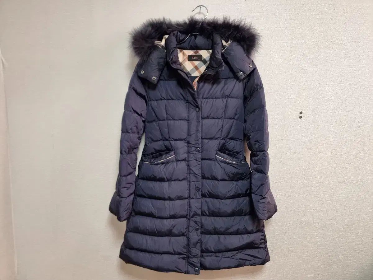 DAKS レディース ダウンジャケット ロング丈 ネイビー グースダウン 14