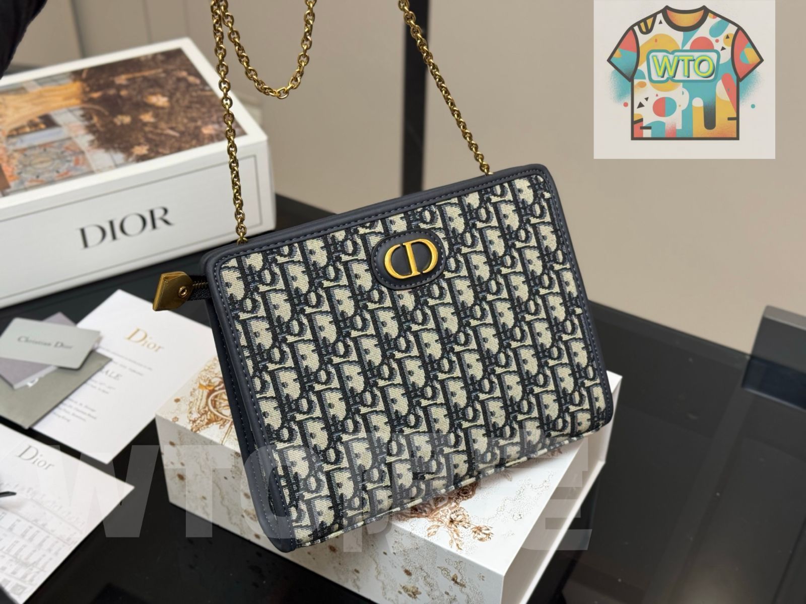 Dior ショルダーバッグ 即購入可能⭕️ 今日特価】Dior Handbag × ～26×20cm チェーンショルダー ハンドバッグ