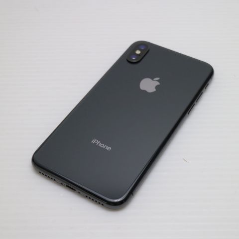 超美品 SIMフリー iPhoneX 64GB スペースグレイ スマホ 即日発送