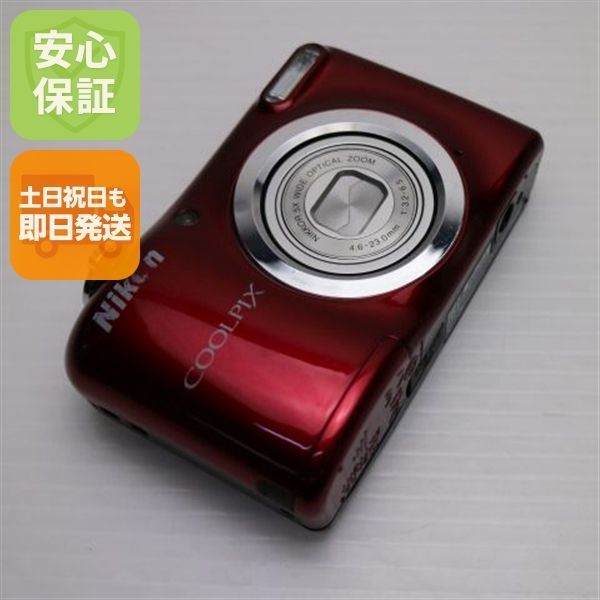 美品 COOLPIX A10 レッド 即日発送 コンデジ Nikon 本体 土日祝発送OK