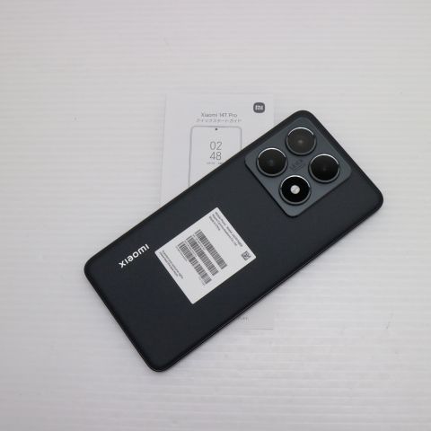 【箱・付属品付】Xiaomi 14T Pro ブラック 新品未使用 SIMフリー Xiaomi 14T Pro 512GB チタンブラック スマホ