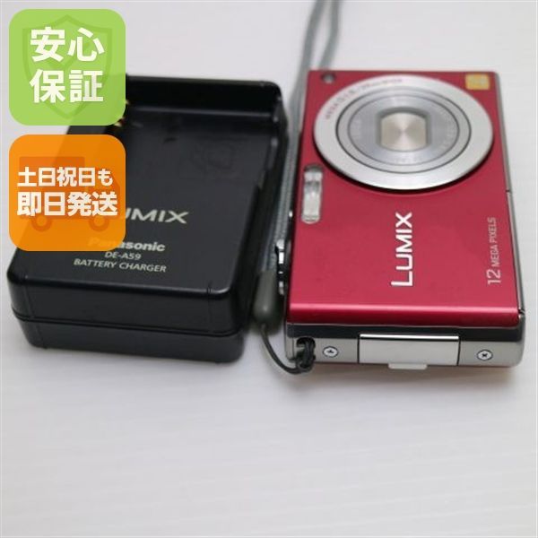 ✨美品✨ Panasonic DMC-FX40 レッド 良品 DMC-FX40 フレッシュレッド 即日発送 Panasonic LUMIX デジカメ