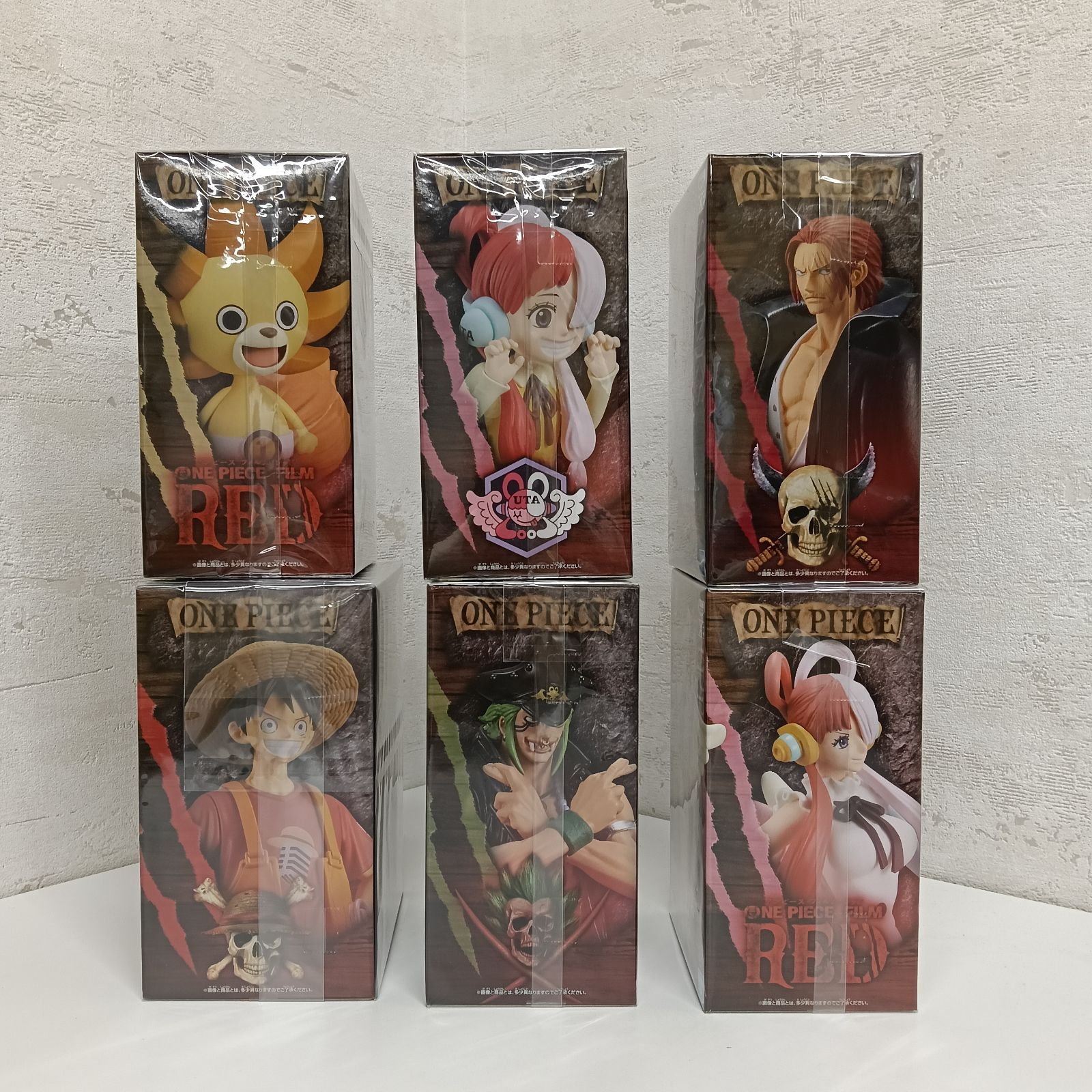 未開封】ONE PIECE FILM RED DXF～THE GRANDLINE 6体セット（ばら売り