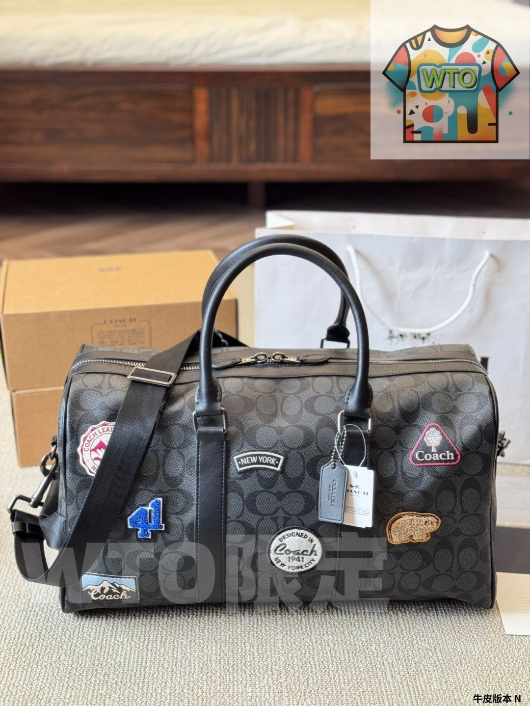 今日特価】COACH Men's Travel Bag / コーチ メンズ トラベルバッグ