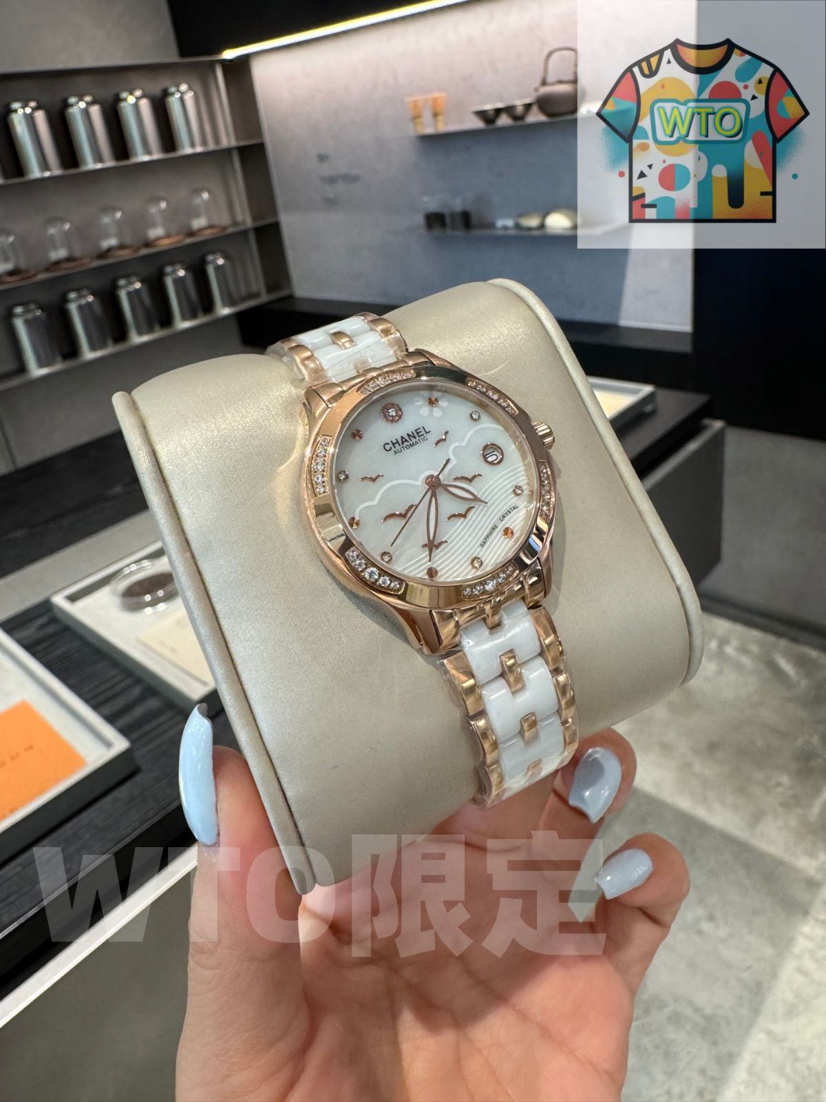 今日特価】CHANEL シャネル ゴールド & セラミック レディースウォッチ