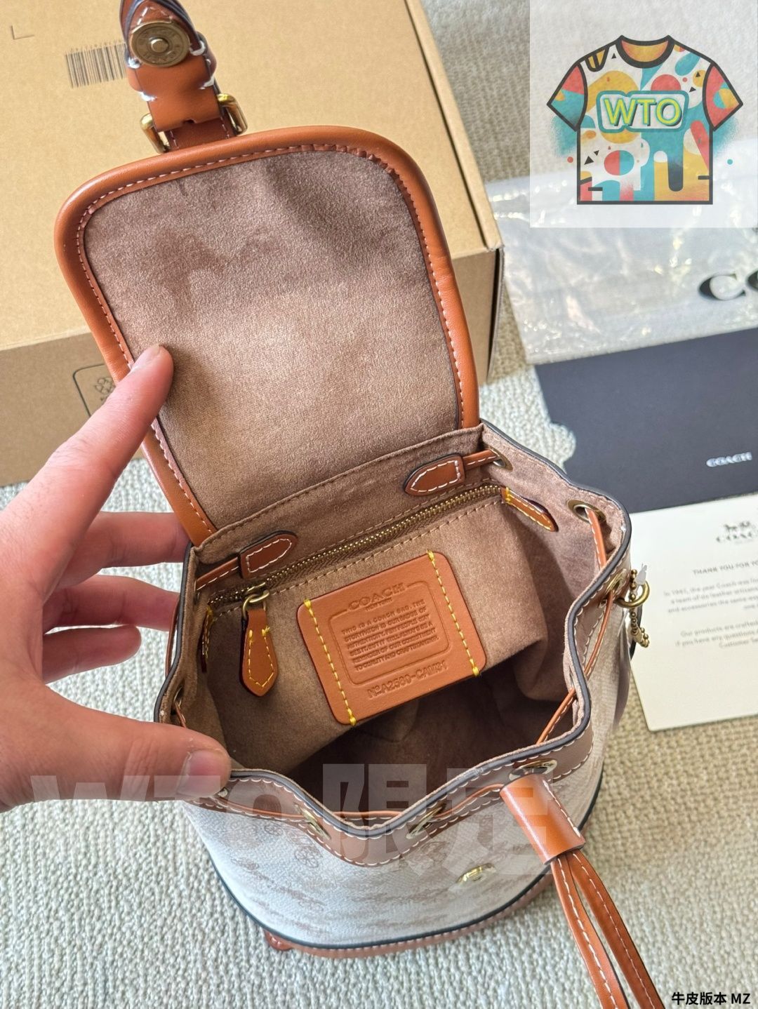 【新品未使用】COACH/コーチ ハーパー バックパック CAM31 新作 COACH ハーパー ミニ バックパック CAM31