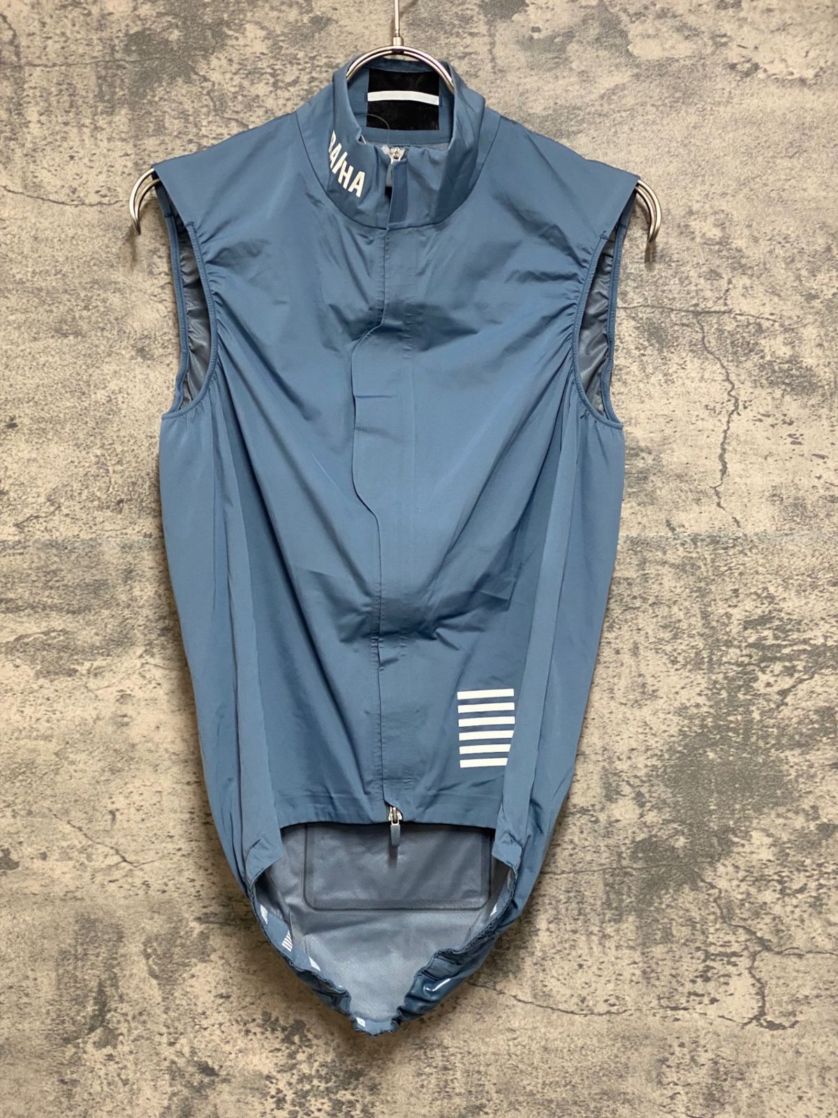 JP167 ラファ Rapha PRO TEAM LW RAIN GILET ジレ サイクルベスト 水色 S