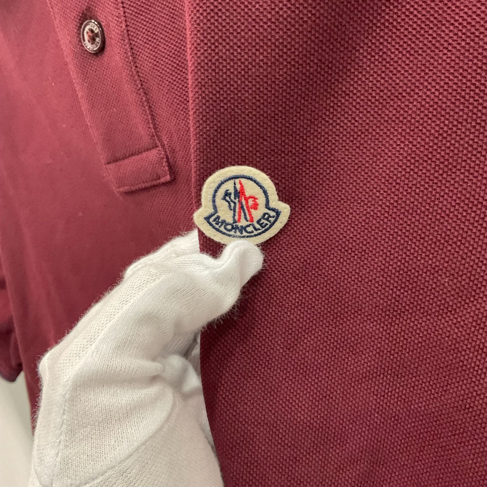 MONCLER モンクレール　ロゴワッペン　ポロシャツ MONCLER モンクレール 17SS C10918318800 84556 ワンポイント アイコン