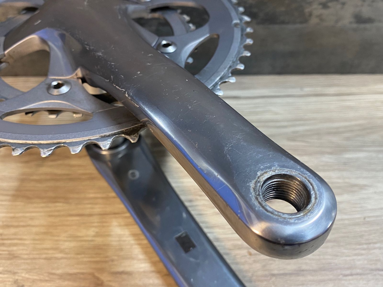 エネシクロ クランクセット シルバー クラシックなはいポリッシュクランク「ENE CICLO クラシックセット」が