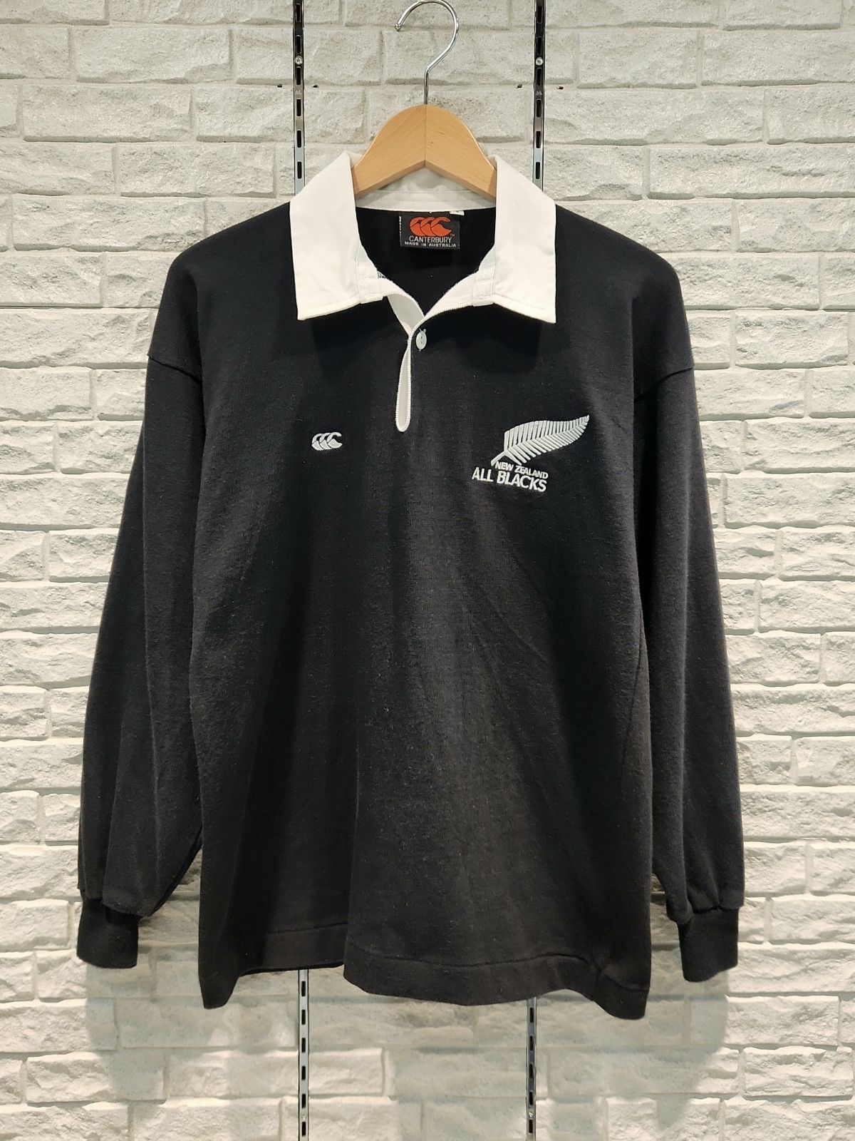 CANTERBURY カンタベリー ALL BLACKS オールブラックス ラガーシャツ