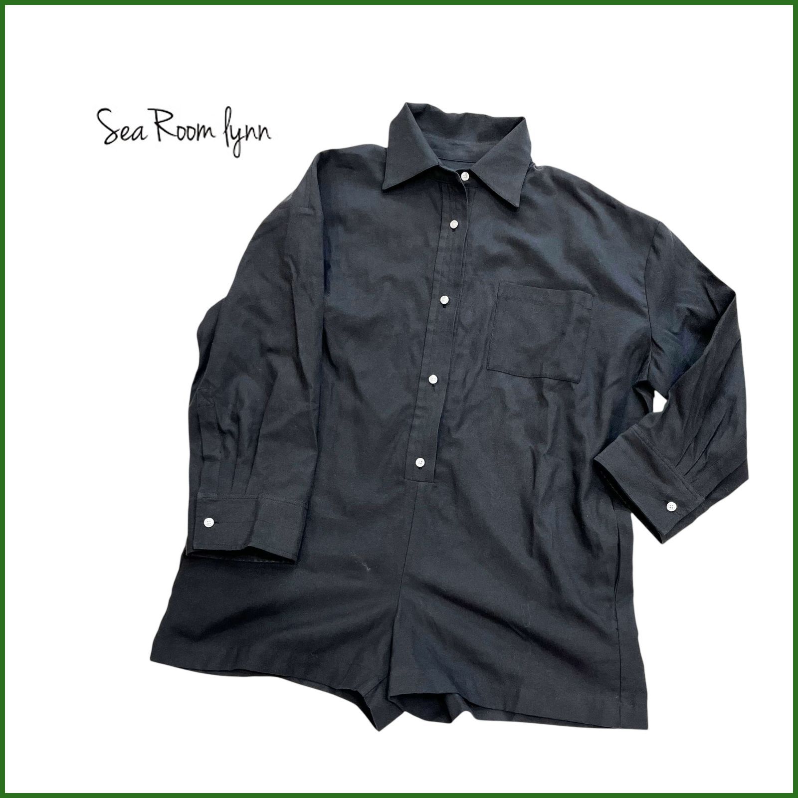 中古○searoomlynn/ シール―ムリン○ OXFORD シャツロンパース
