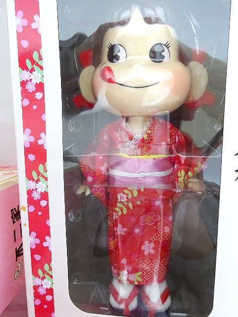 不二家ぺこちゃん着物人形非売品 ☆ ペコちゃん人形 未開封 春のお出かけ着物編 不二家☆ - メルカリ