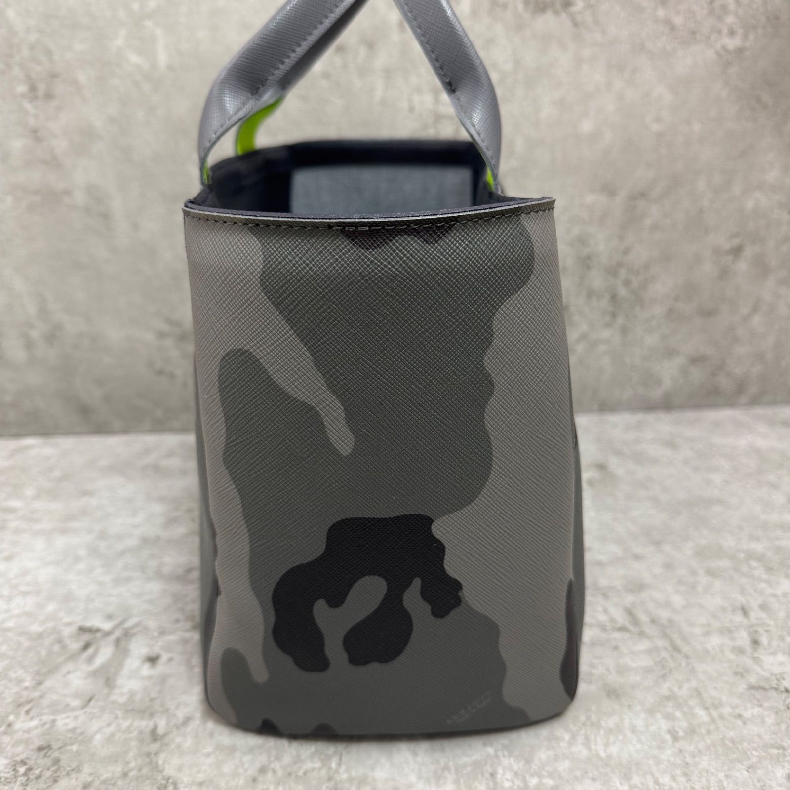 美品】A.D.M.J. ADMJ カモフラ トートバッグ ハンドバッグ 迷彩