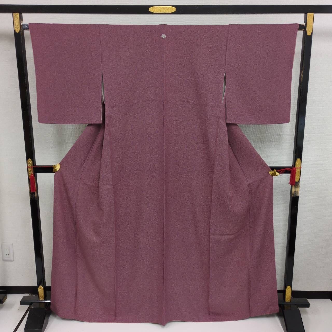 江戸小紋 寄せ柄 風合い良い染め 一つ紋 正絹 AK-6941 江戸小紋 寄せ