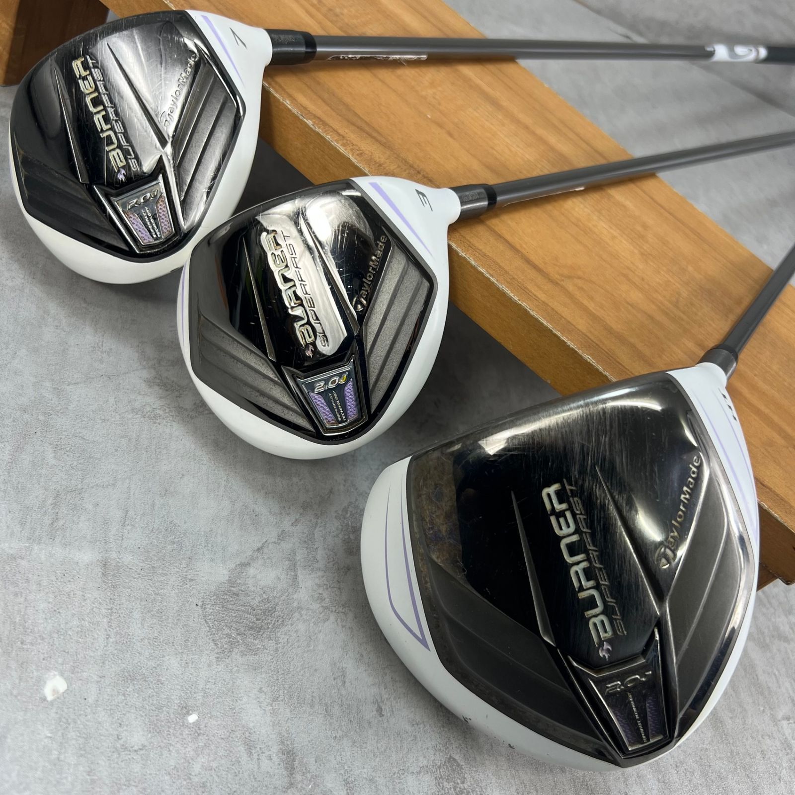 テーラーメイド バーナー 2.0J レディースゴルフ ウッドセット 3本 L