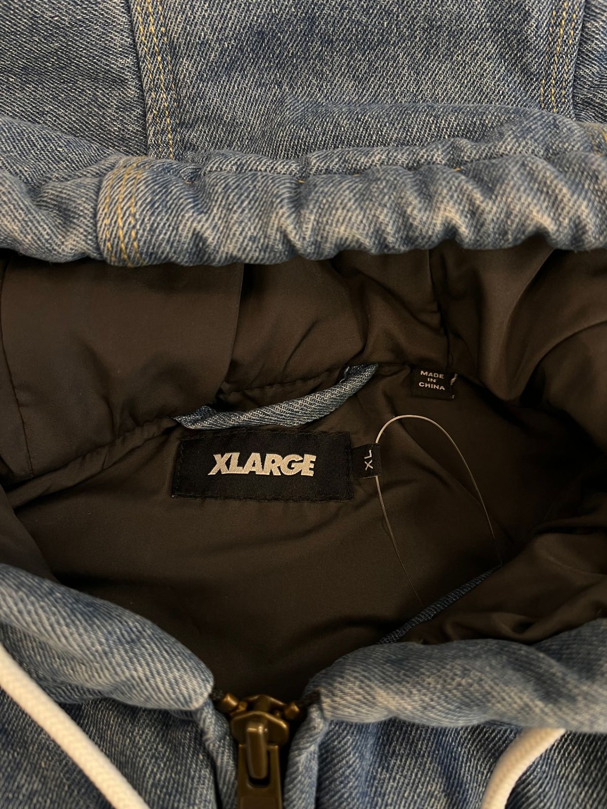 エクストララージ XLARGE ACTIVE DUCK PUFFER JACKET INDIGO 