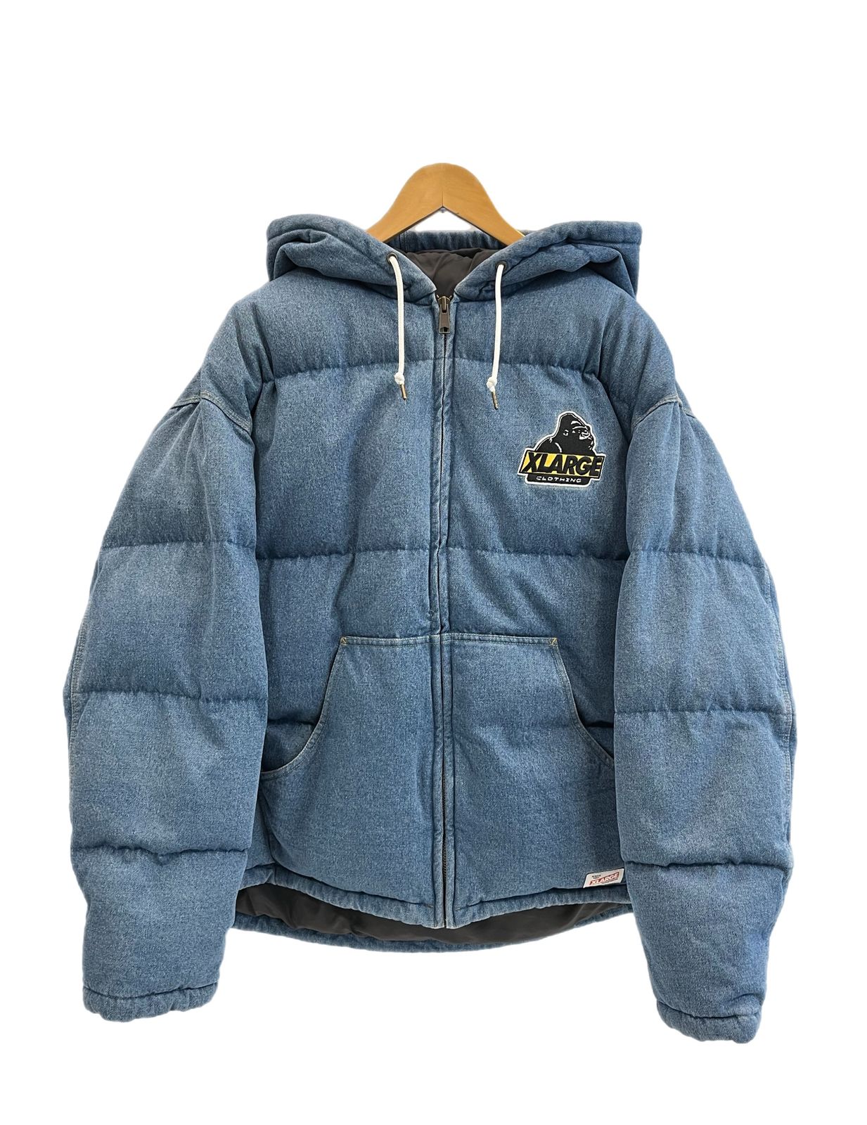 エクストララージ XLARGE ACTIVE DUCK PUFFER JACKET INDIGO 