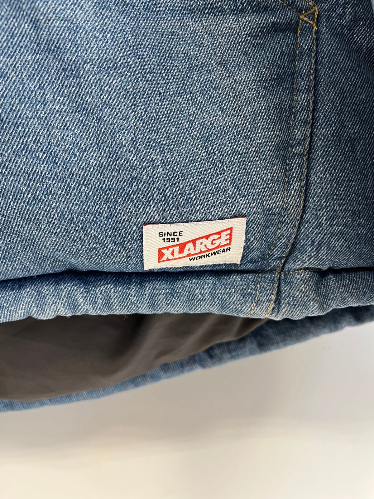 エクストララージ XLARGE ACTIVE DUCK PUFFER JACKET INDIGO 