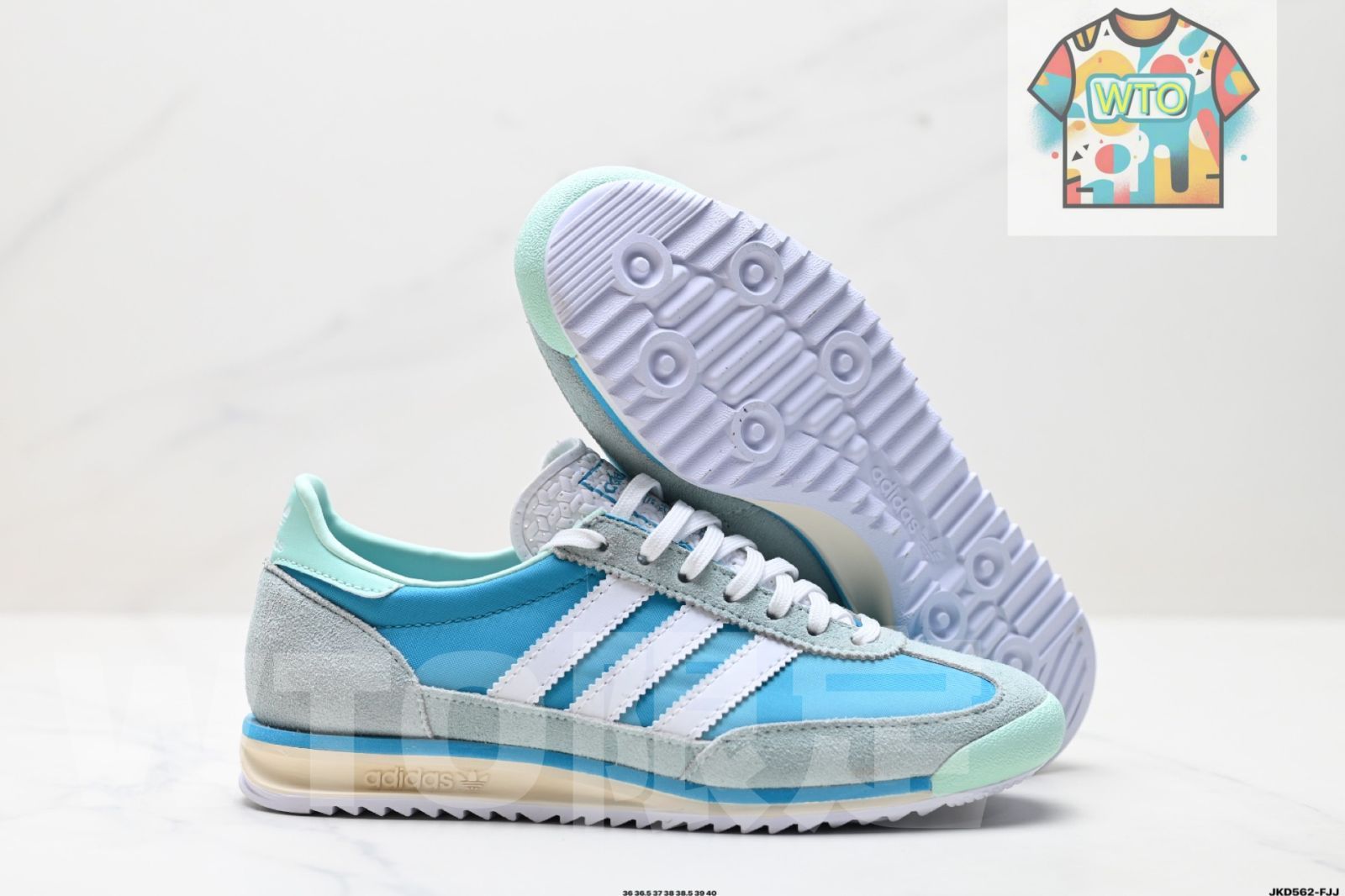 Adidas SL 72 OG クローバー レトロ カジュアル ランニングシューズ