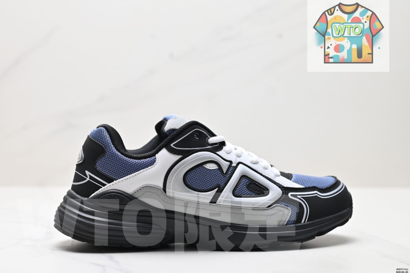 シューズ Christian Dior B30 Low ディオール B30 ブラック メンズ - 3SN279ZMB_H969 - JP